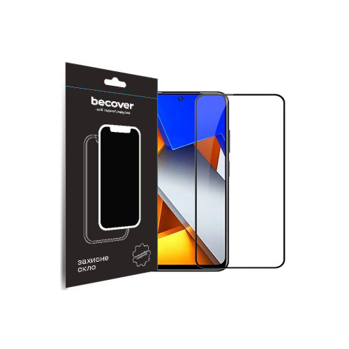 Скло захисне BeCover Poco M4 Pro 4G Black (708590)