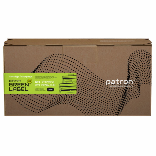 Картридж Patron CANON 737 GREEN Label (DUAL PACK) (PN-737DGL)