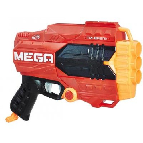 Іграшкова зброя Hasbro Nerf бластер МЕГА Три-брейк (E0103)