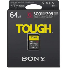 Карта пам'яті Sony 64GB SDXC class 10 UHS-II U3 V90 Tough (SF64TG)