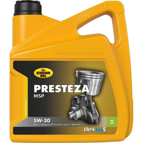 Моторна олива Kroon-Oil PRESTEZA MSP 5W-30 4л (KL 35137)