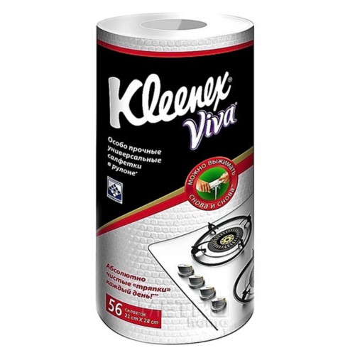 Серветки для прибирання Kleenex Viva 56 шт. (5029053542713)