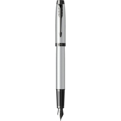 Ручка пір'яна Parker IM 17 Achromatic Grey BT  FP F (22 811)