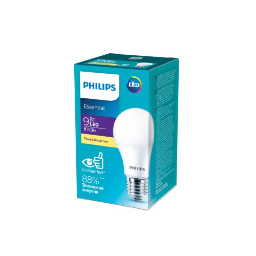 Лампочка Philips ESS LEDBulb 9W 900lm E27 830 1CT / 12 RCA (929002299287)