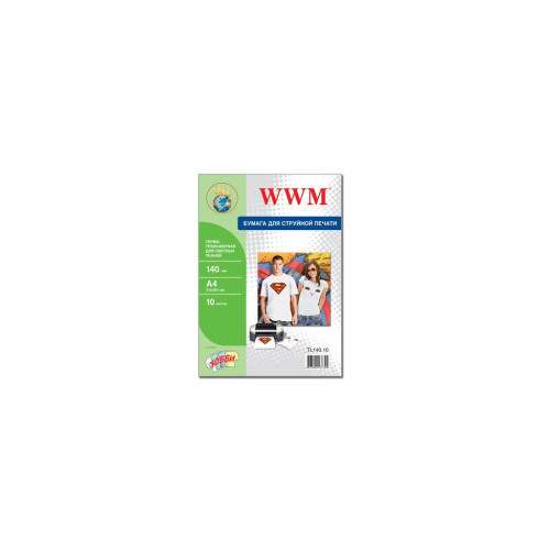 Папір WWM A4 Termotransfers/White (TL140.10)