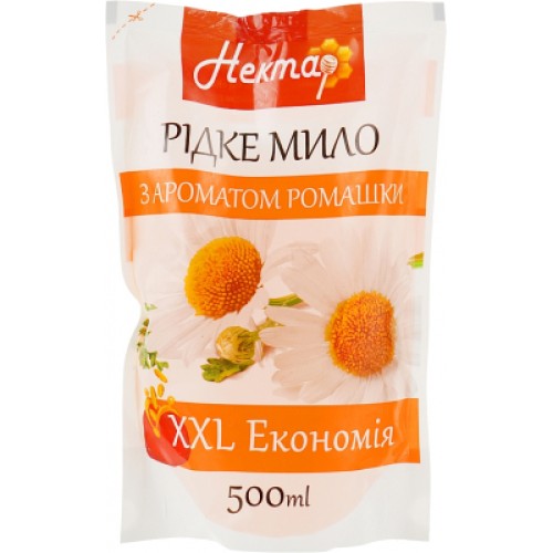 Рідке мило Нектар З ароматом ромашки дой-пак 500 мл (4820091144980)