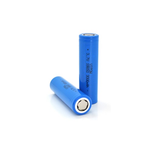 Акумулятор 18650 Li-Ion ICR18650 FlatTop, 3000mAh, 3.7V, Blue Vipow (ICR18650-3000mAhFT)