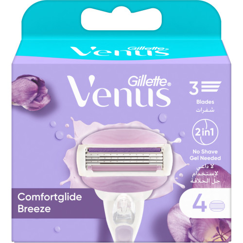 Змінні касети Gillette Venus ComfortGlide Breeze 4 шт. (7702018886364)