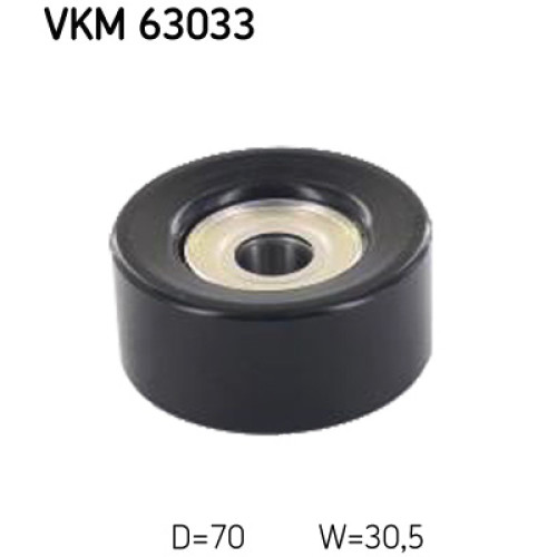 Ролик натягувача ременя SKF VKM 63033