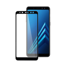 Скло захисне PowerPlant Full screen Samsung Galaxy A8 (2018), Black (GL605422)