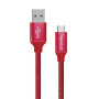 Дата кабель USB 2.0 AM to Type-C 2.0m red ColorWay (CW-CBUC008-RD)