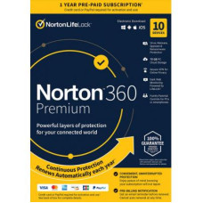 Антивірус Norton by Symantec NORTON 360 PREMIUM 75GB 1 USER 10 DEVICE 12M (21409567)