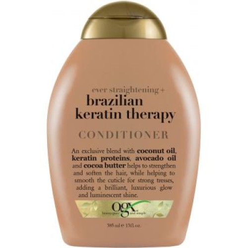 Кондиціонер для волосся OGX Brazilian Keratin Smooth для зміцнення волосся 385 мл (0022796976024)