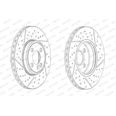 Гальмівний диск FERODO DDF2126C