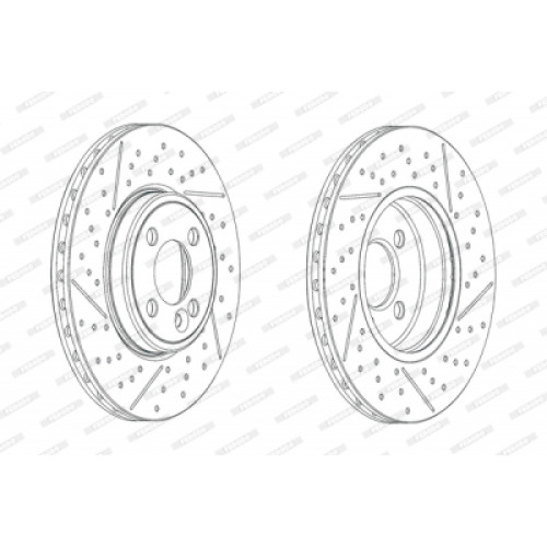 Гальмівний диск FERODO DDF2126C