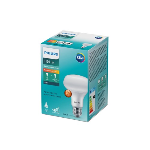 Лампочка Philips ESS LEDspot 10W 1150lm E27 R80 827 (929002966187)