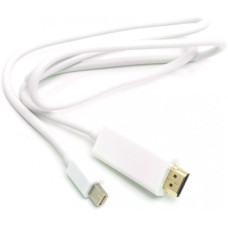 Кабель мультимедійний miniDisplayPort (M) to HDMI (M) 1.0m PowerPlant (CA912131)