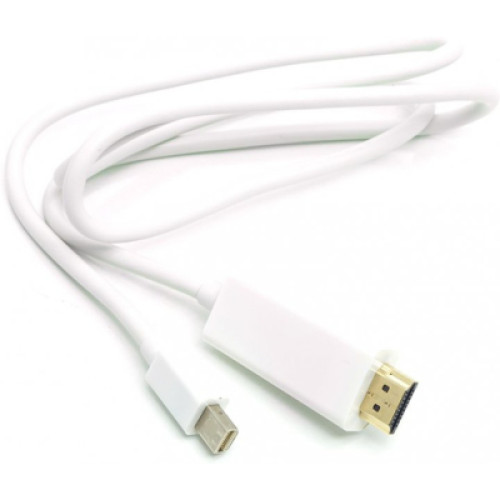 Кабель мультимедійний miniDisplayPort (M) to HDMI (M) 1.0m PowerPlant (CA912131)