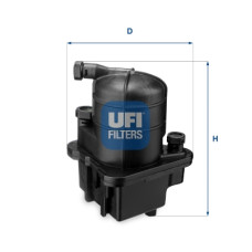 Фільтр паливний UFI 24.087.00