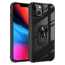 Чохол до мобільного телефона Drobak Magnetic Ring Case with Airbag Apple iPhone 11 Pro Black (707013)