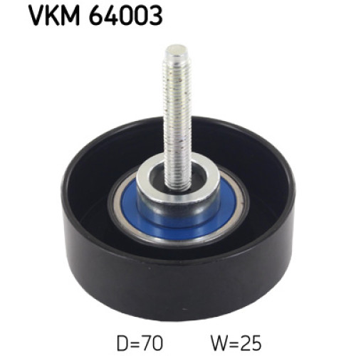 Ролик натягувача ременя SKF VKM 64003