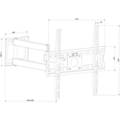 Кронштейн X-Digital STEEL SA345 Black