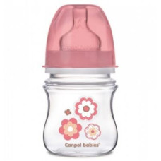 Пляшечка для годування Canpol babies Newborn baby, 120 мл, рожева (35/216_pin)