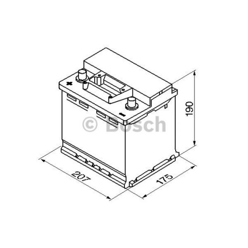 Акумулятор автомобільний Bosch 45А (0 092 S30 030)