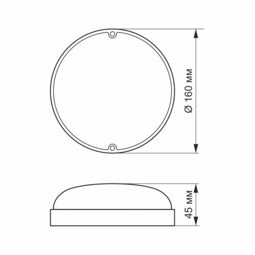 Світильник Videx LED IP65 9W 5000K 220V (VL-BHR-095PW)