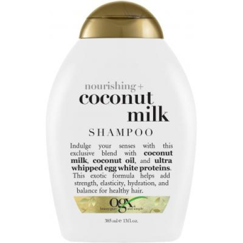 Шампунь OGX Coconut Milk Поживний з кокосовим молоком 385 мл (0022796970053)