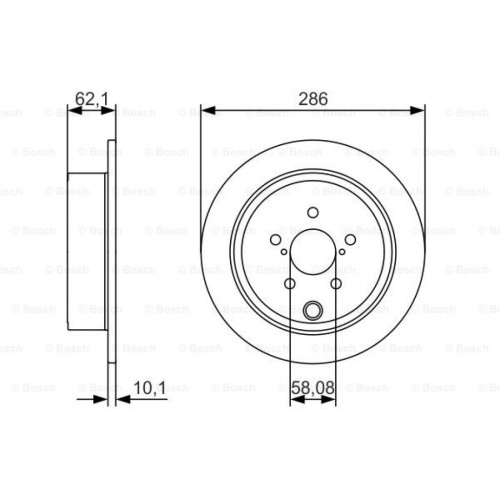 Гальмівний диск Bosch 0 986 479 A10