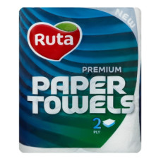 Паперові рушники Ruta Premium 2 шари 2 шт. (4820202893738)