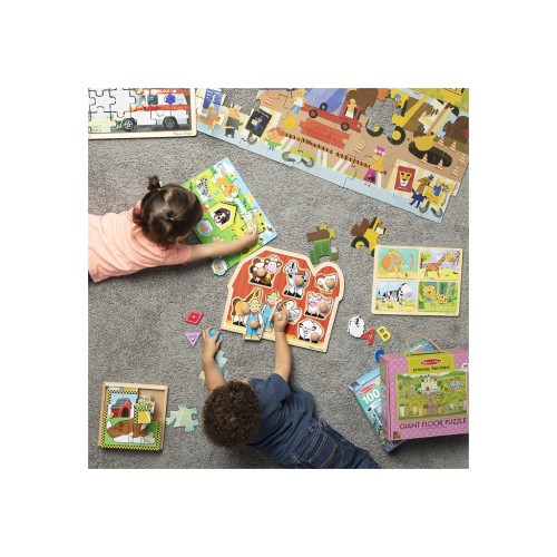 Пазл Melissa&Doug дерев'яні у футлярі "Тварини" (MD31362)