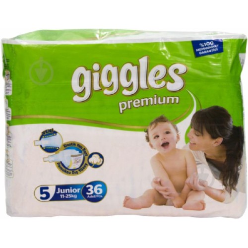 Підгузок Giggles Premium Junior 11-25 кг 36 шт (8680131201617)