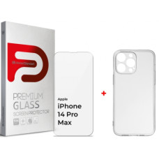 Чохол до мобільного телефона Armorstandart Apple iPhone 14 Pro Max (Clear glass + Air Series Case) (ARM66921)