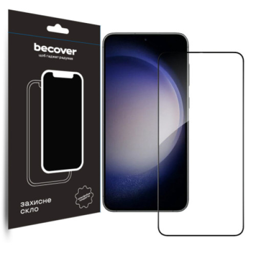 Скло захисне BeCover Samsung Galaxy S23 SM-S911 Black (708821)