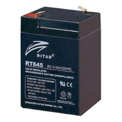 Батарея до ДБЖ Ritar AGM RT645, 6V-4.5Ah (RT645)