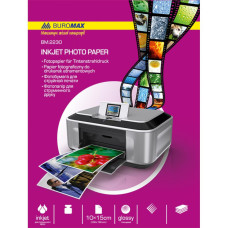 Папір Buromax 10х15см, Glossy, 230 г/м2, 100sheets (BM.2230-6100)