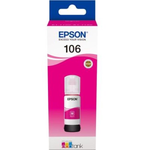 Контейнер з чорнилом Epson 106 magenta (C13T00R340)