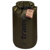 Гермомішок Tramp PVC Diamond Rip-Stop 15л оливковый (TRA-112-olive)