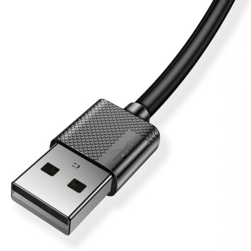 Дата кабель USB 2.0 AM to Type-C 2.0m Nets T-C801 Black T-Phox (T-C801(2) black)