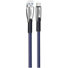 Дата кабель USB 2.0 AM to Micro 5P 1.0m zinc alloy blue ColorWay (CW-CBUM011-BL)