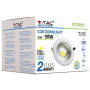 Світильник V-TAC LED 10W, SKU-1272, 230V, 6.4K, 1200Lm (3800157611947)