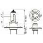 Автолампа Bosch галогенова 55W (1 987 302 071)