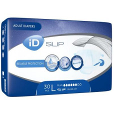 Підгузки для дорослих ID Slip Plus Large талія115-155 см. 30 шт. (5411416048190)