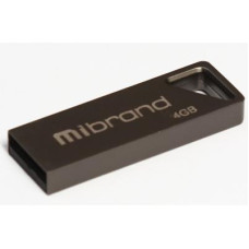 USB флеш накопичувач Mibrand 4GB Stingray Grey USB 2.0 (MI2.0/ST4U5G)