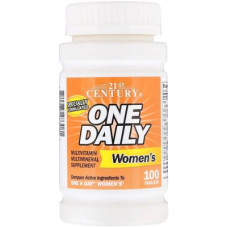 Мультивітамін 21st Century Мультивітаміни для Жінок, One Daily, 100 таблеток (CEN-27308)