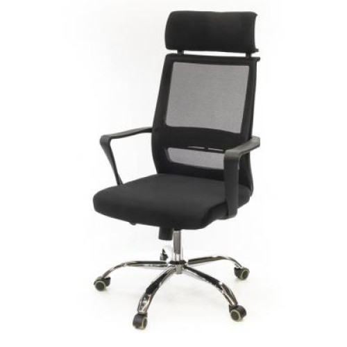 Офісне крісло Аклас Крокус CH TILT Чорне з сірим (10022849)