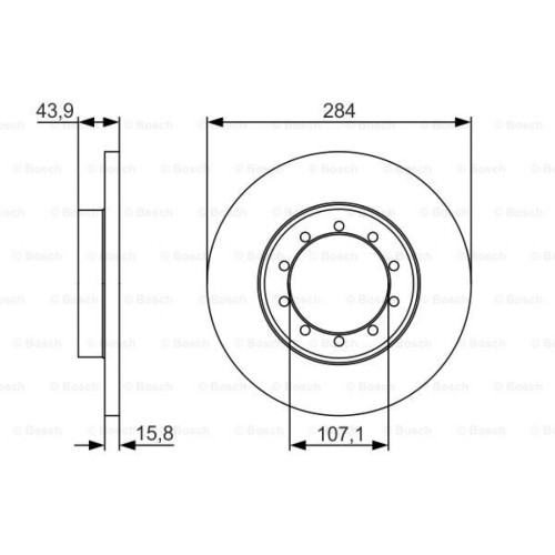 Гальмівний диск Bosch 0 986 479 A34