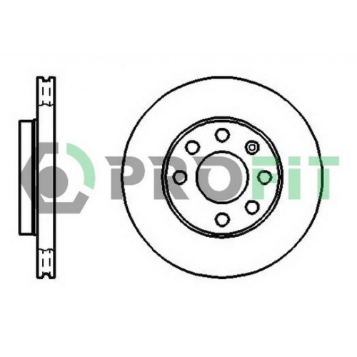 Гальмівний диск Profit 5010-1279